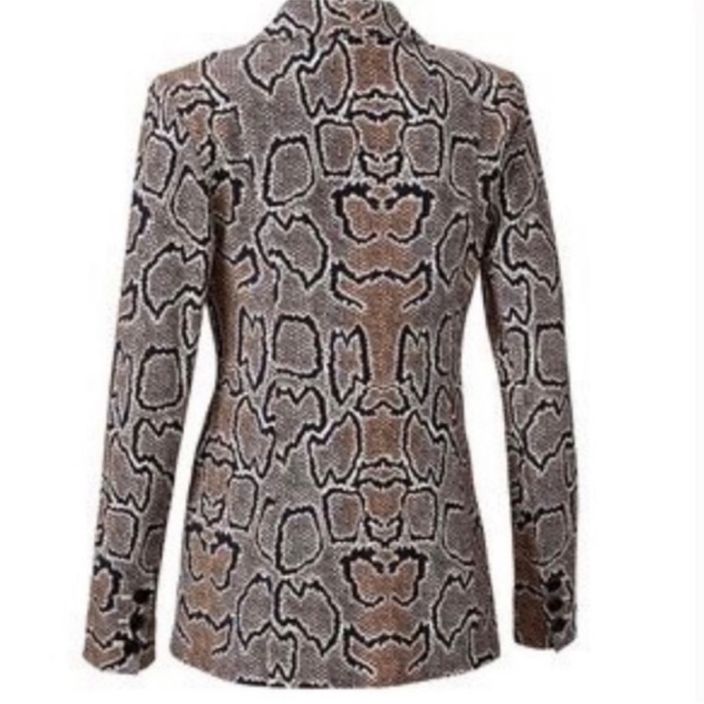 Cabi Nwot Python Patterned Stretch Blazer Style 3… - image 3